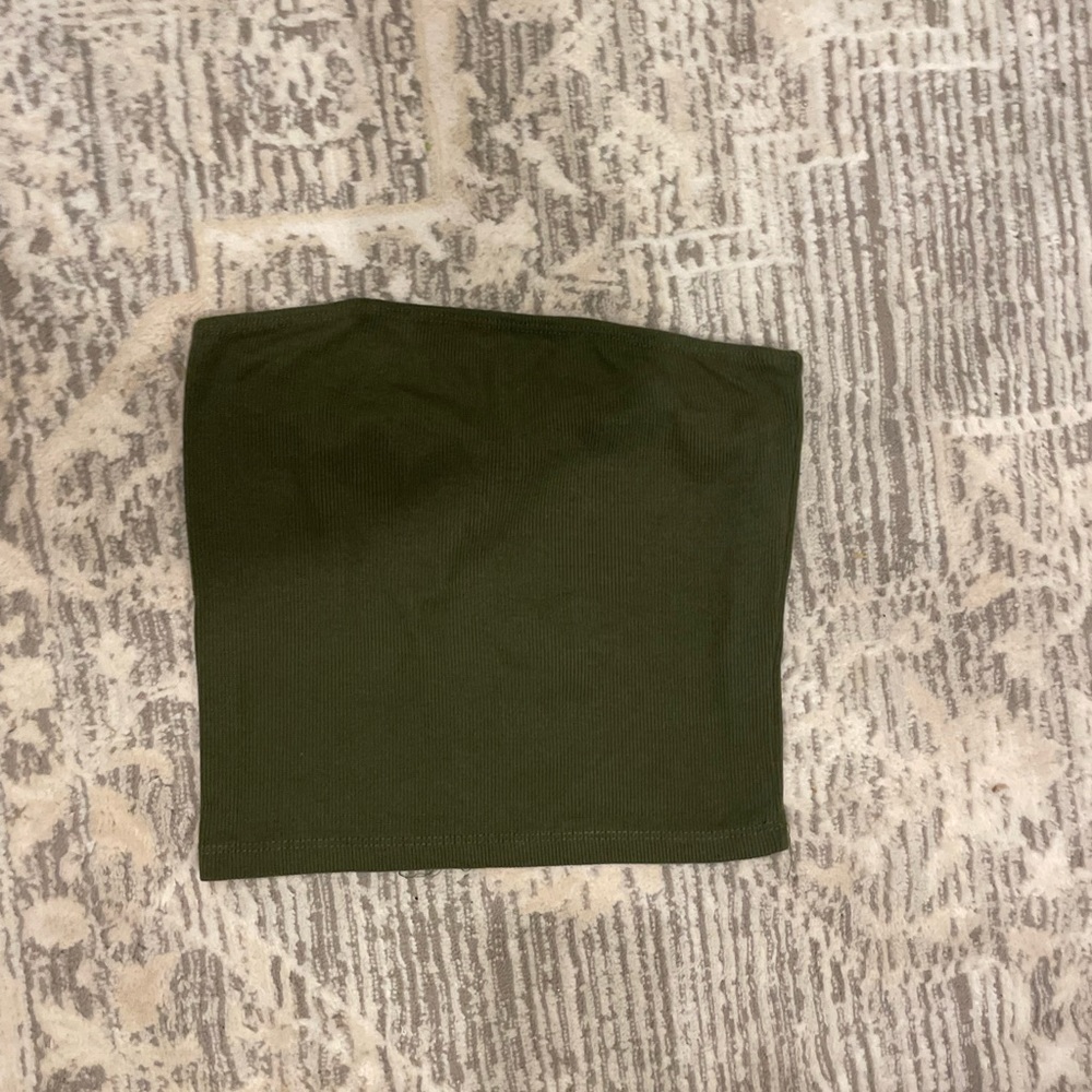 Shein Green Tube Top